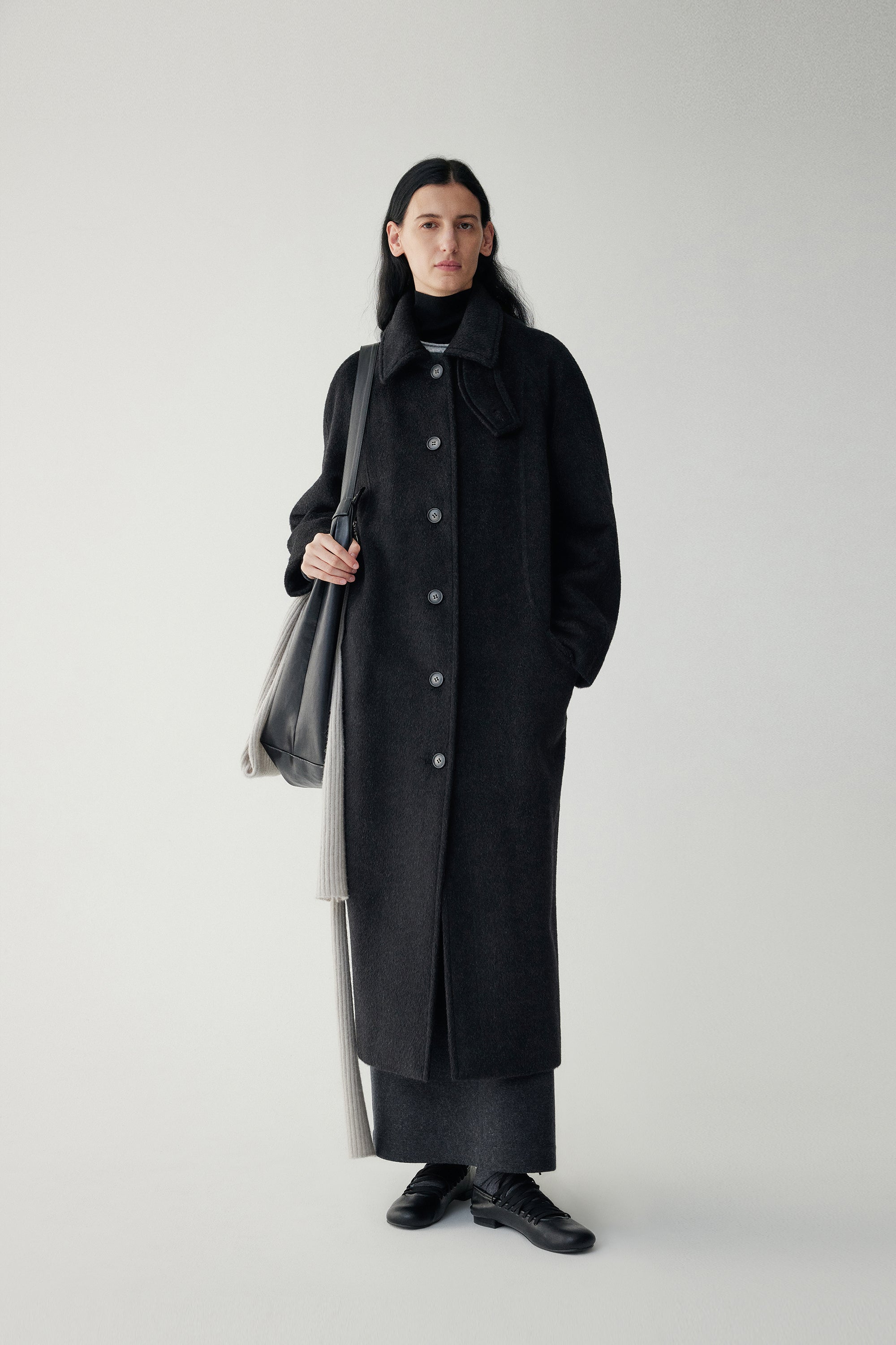 Boxy Suri Alpaca Coat