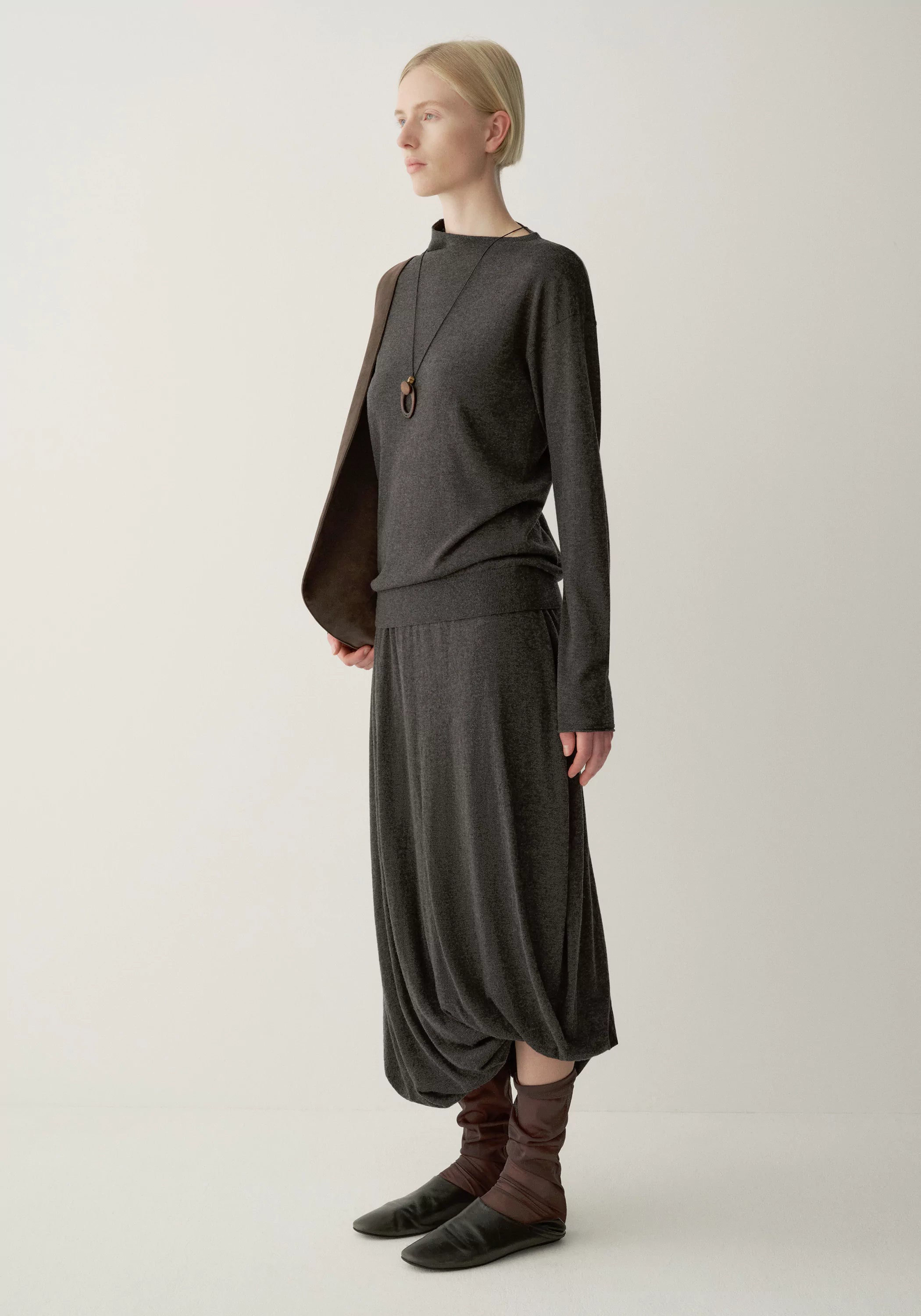 Wool-silk Pullover