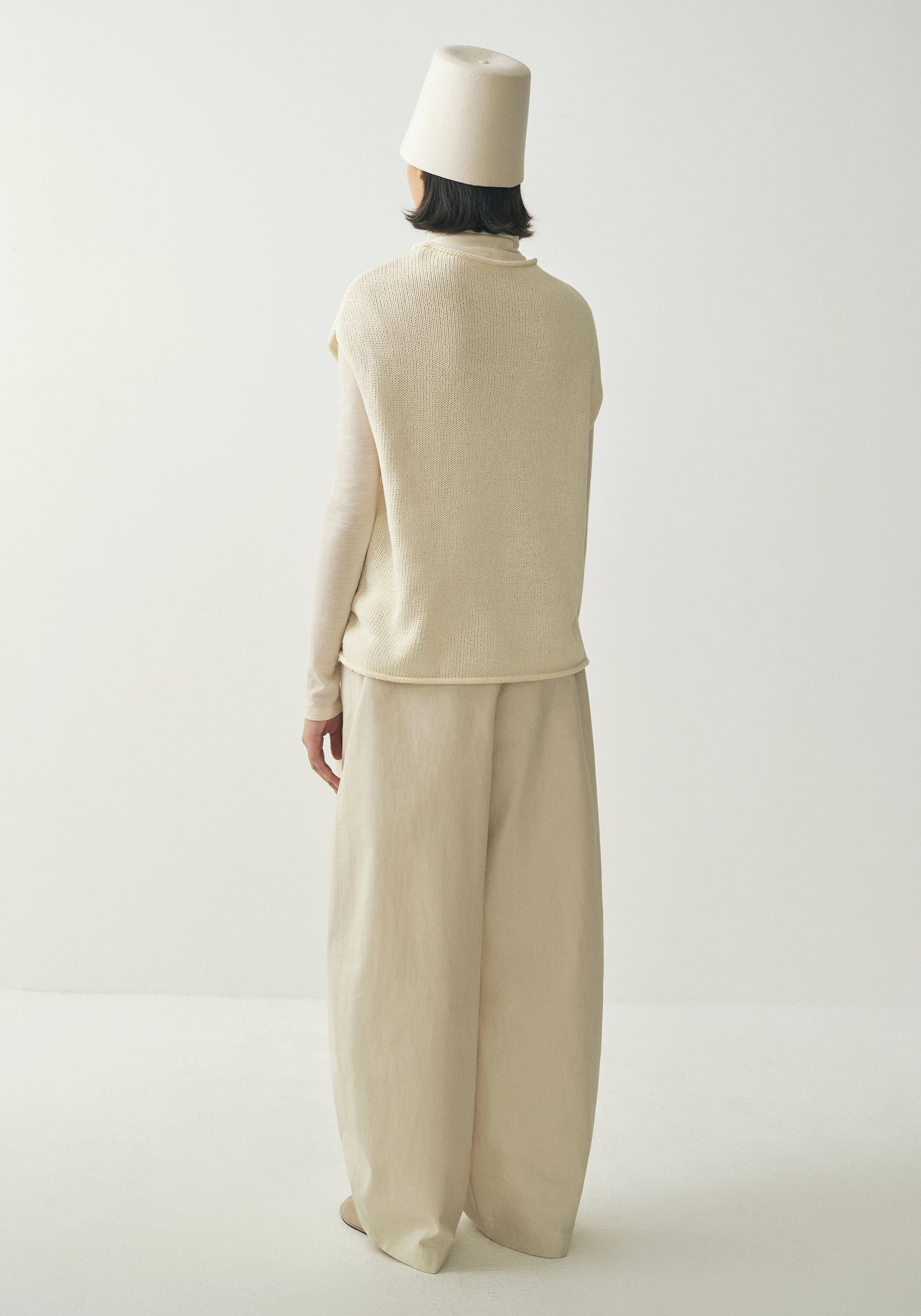 Convertible Cotton-silk Top