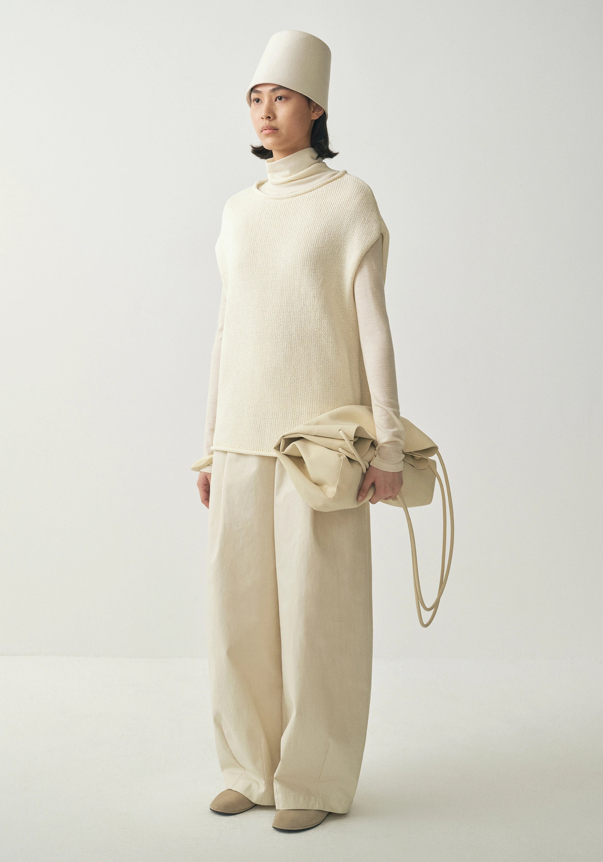 Convertible Cotton-silk Top