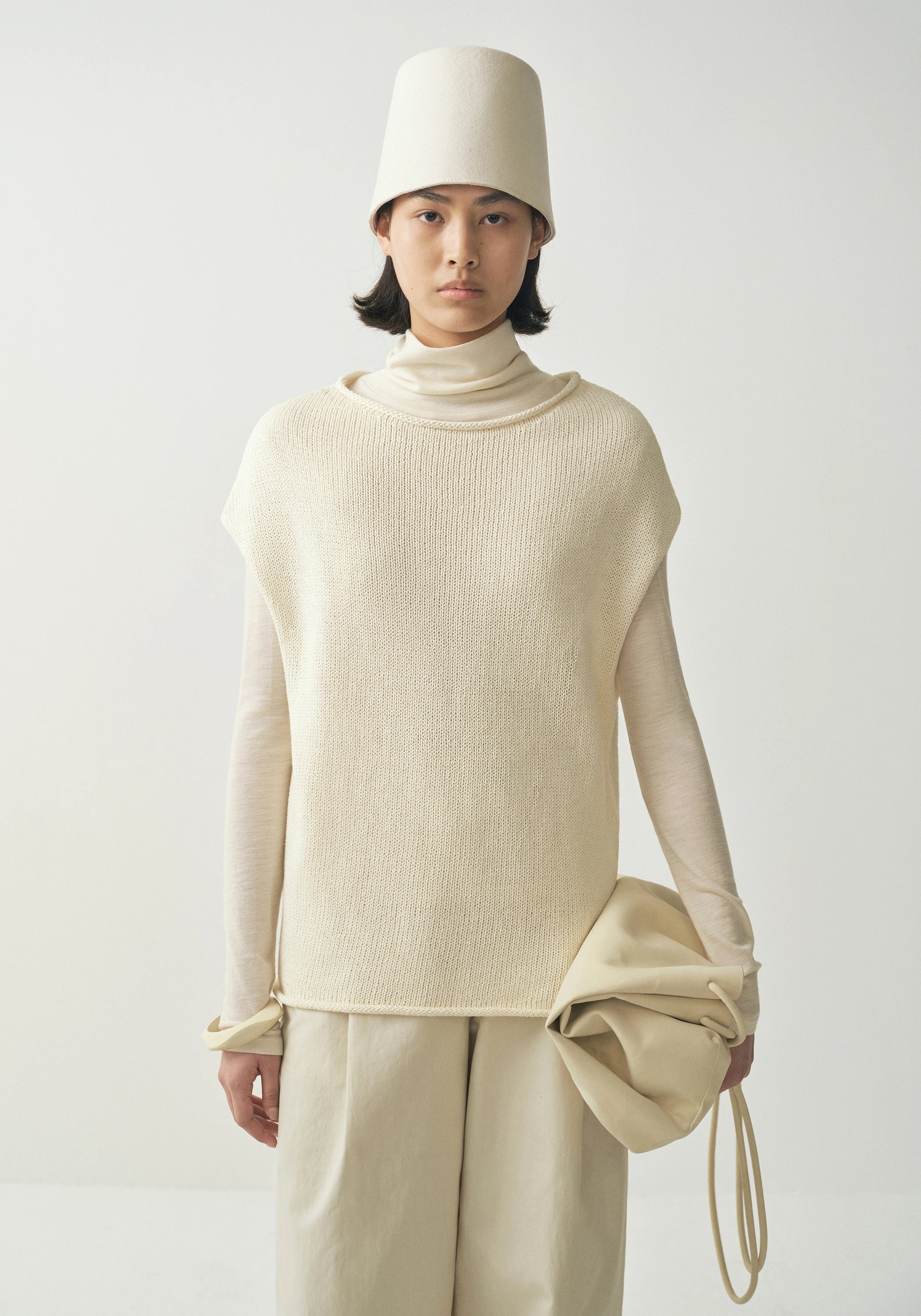 Convertible Cotton-silk Top