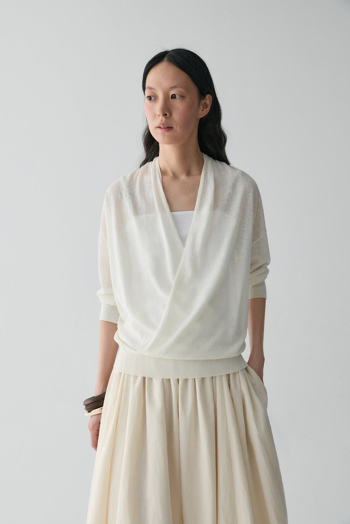 Wrap Linen Top