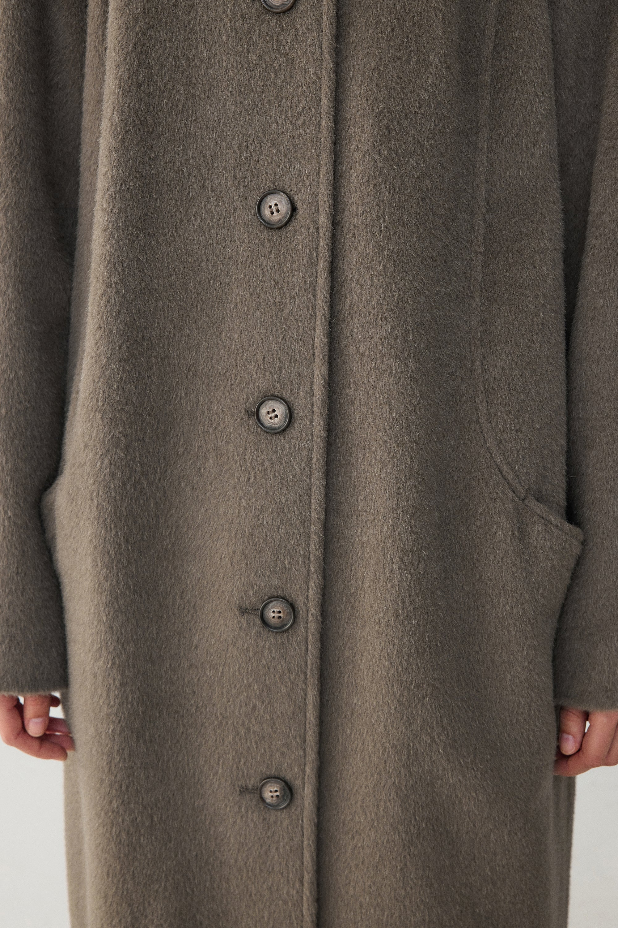 Boxy Suri Alpaca Coat
