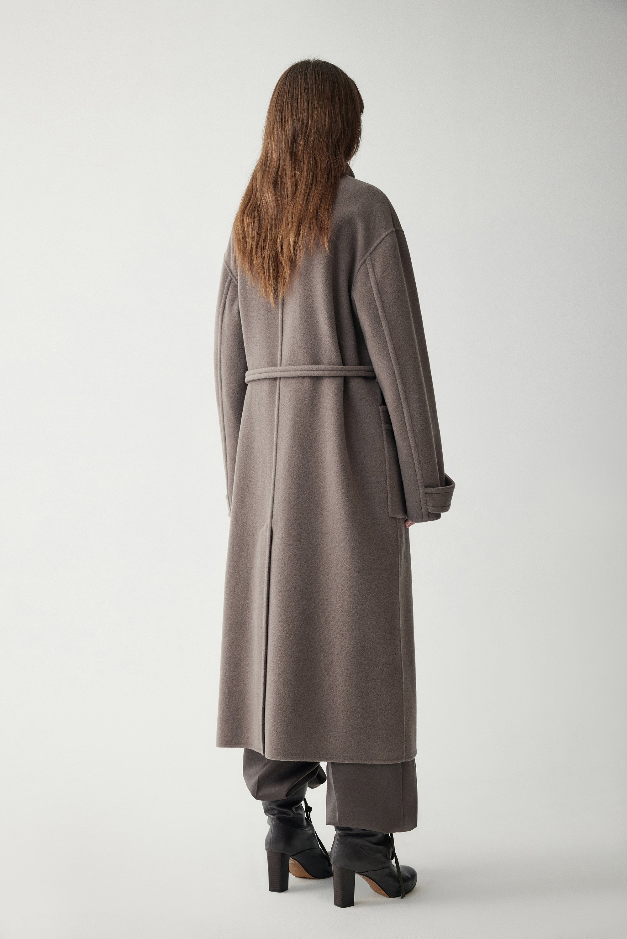Double-Sided Cashmere Long Coat