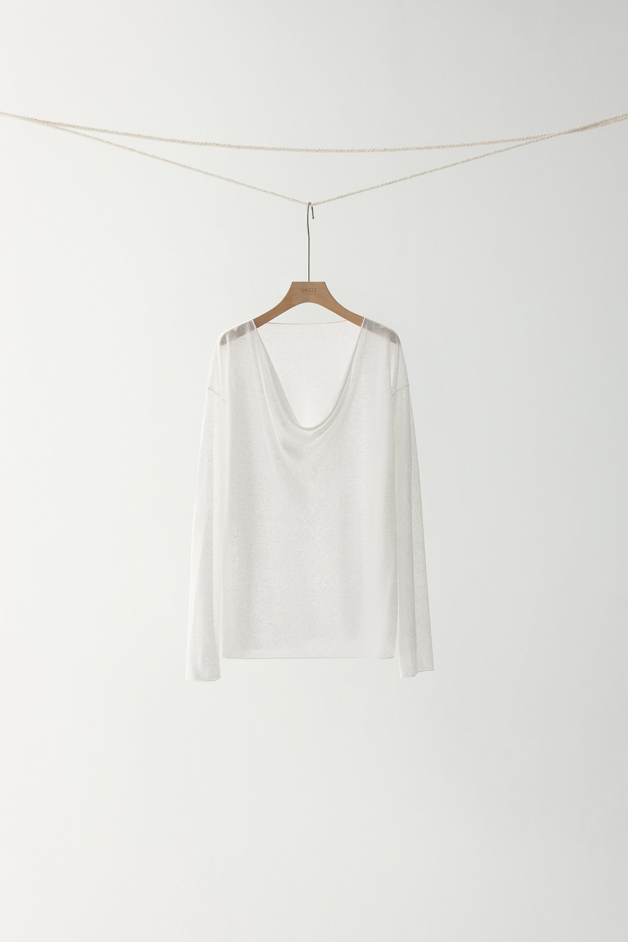 Draped Neck Knitted Blouse