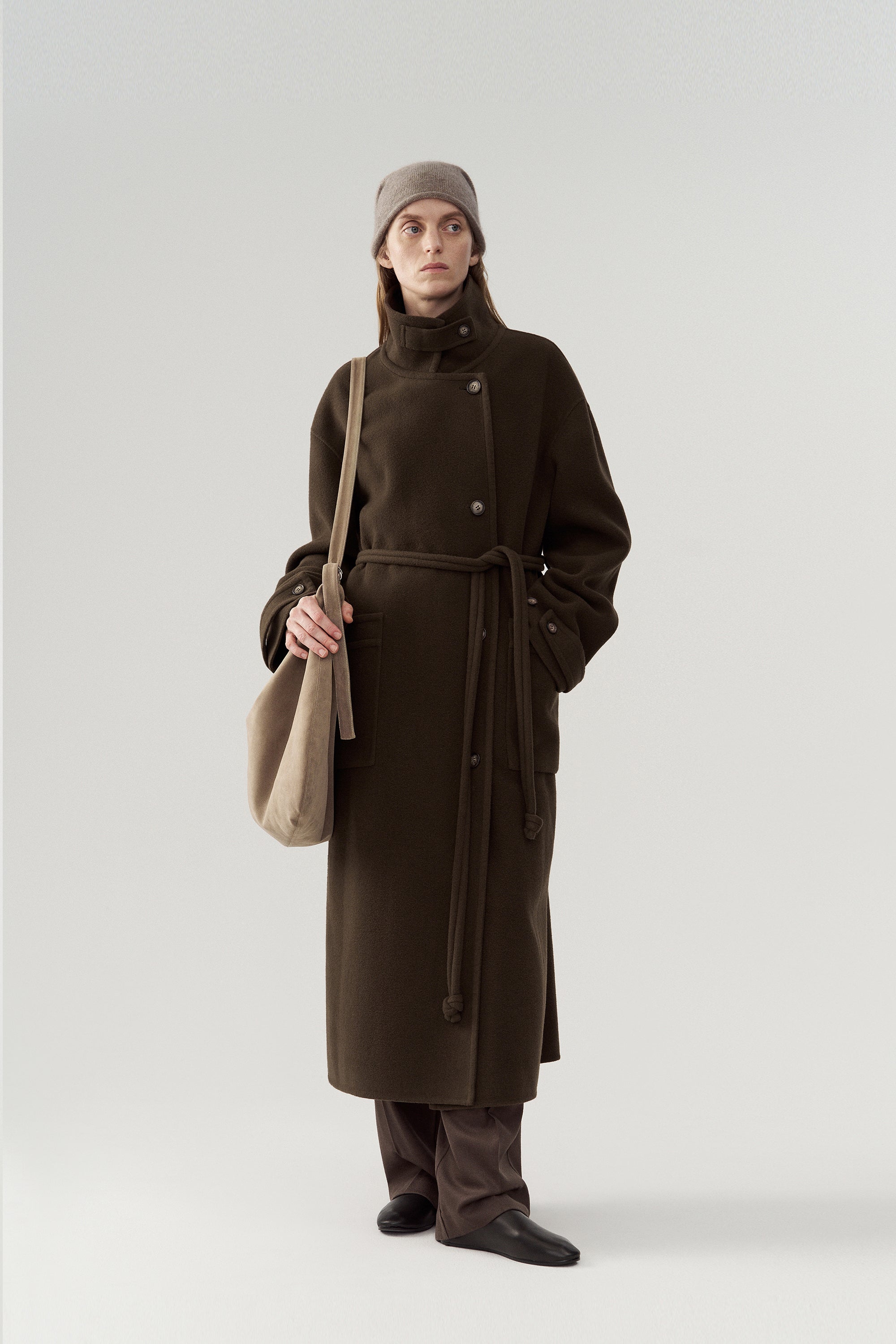 Double-Sided Cashmere Long Coat