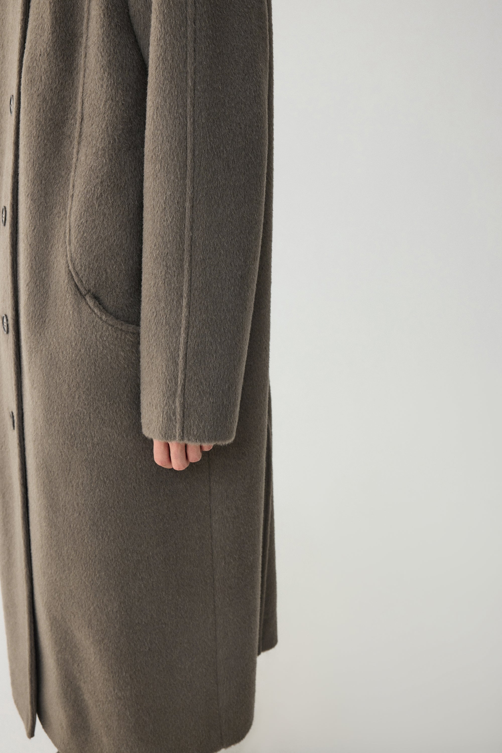 Boxy Suri Alpaca Coat