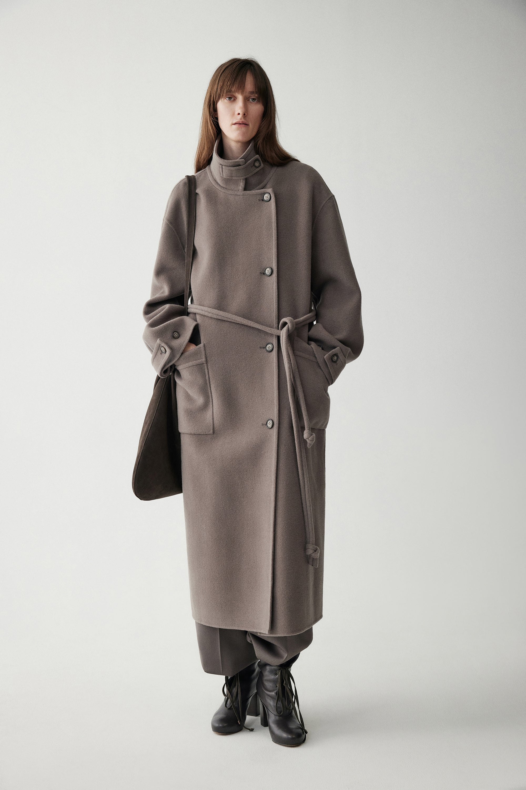 Double-Sided Cashmere Long Coat