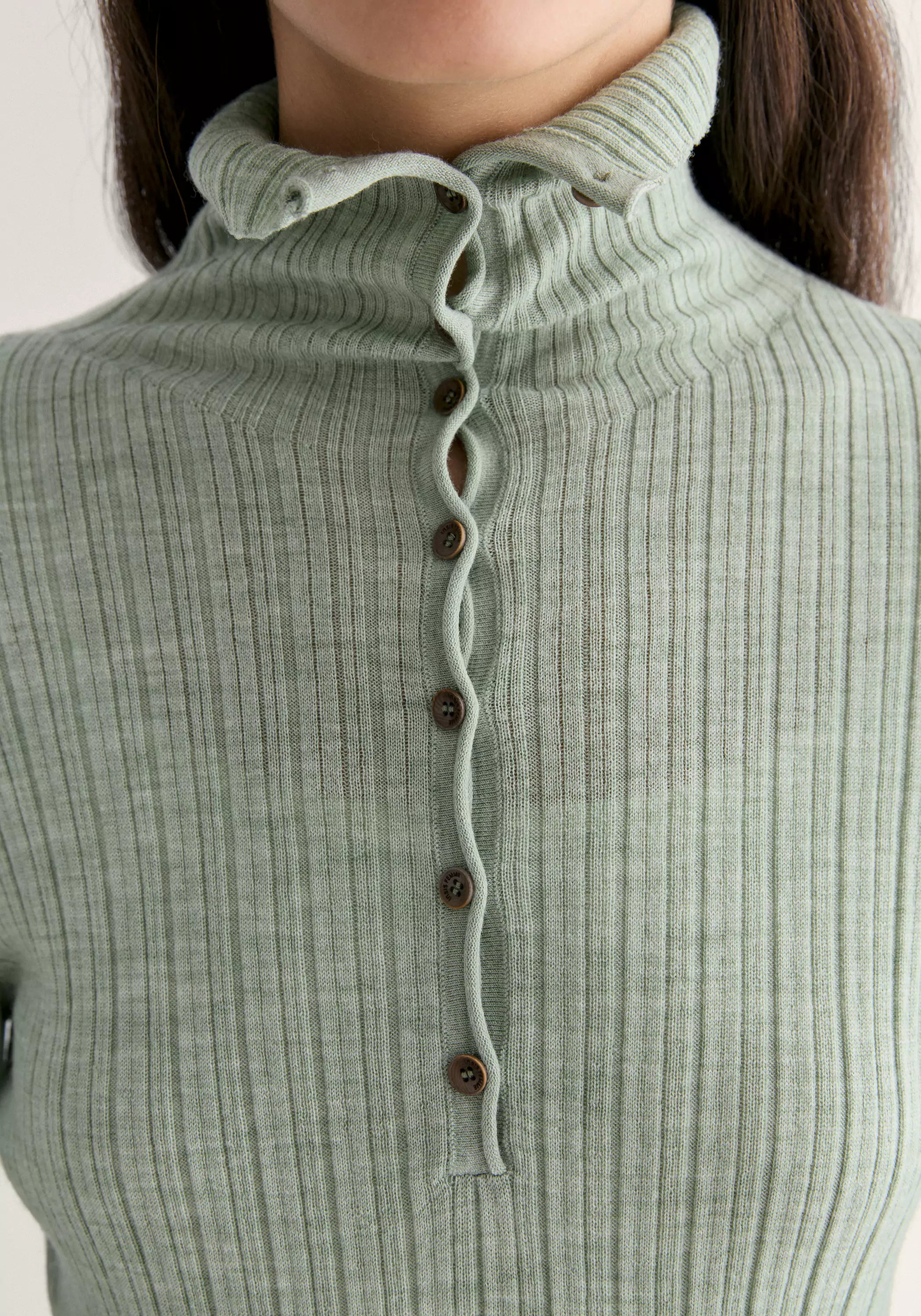 Merino Wool Ribbed Top