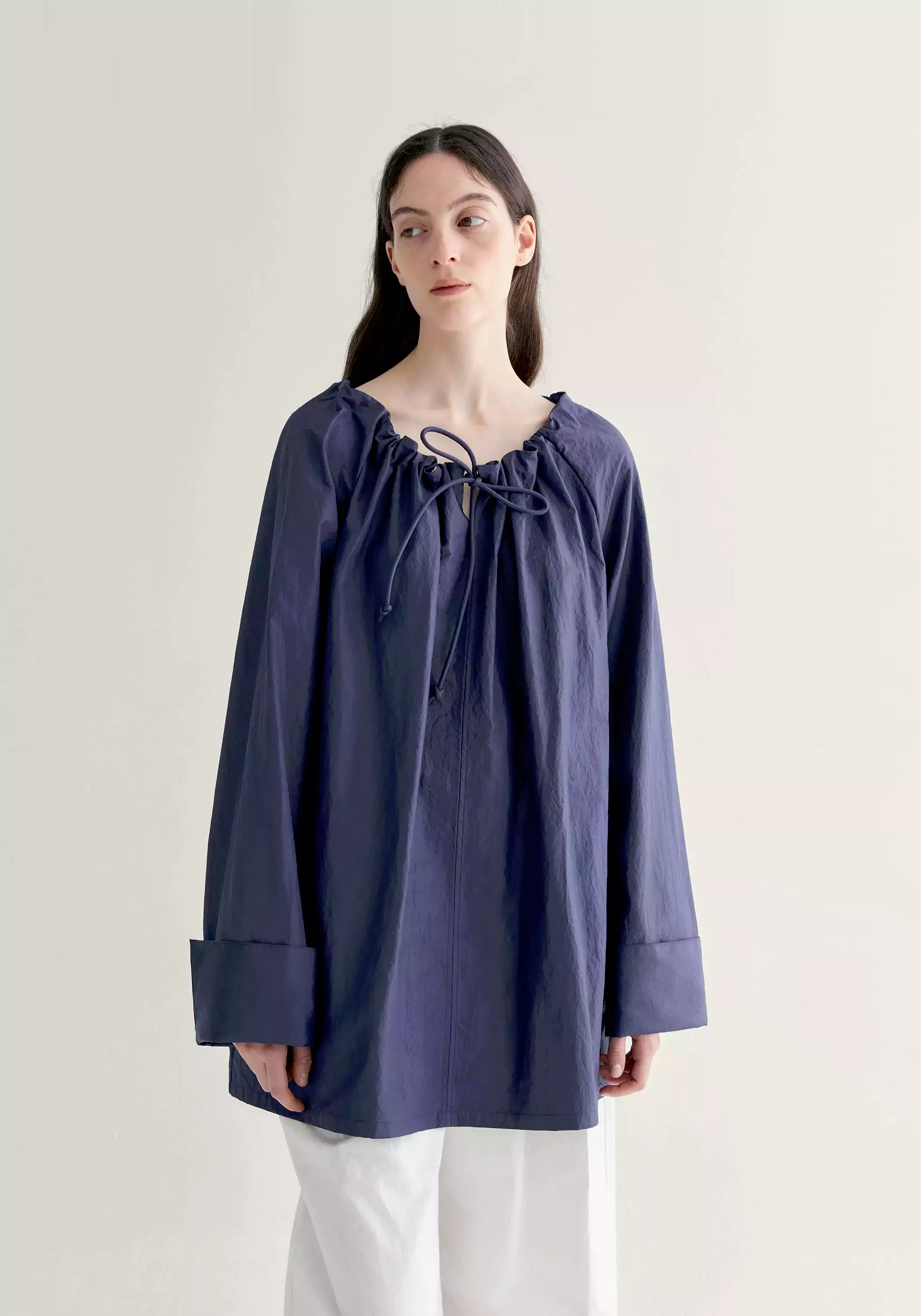 Relaxed Gathered Blouse