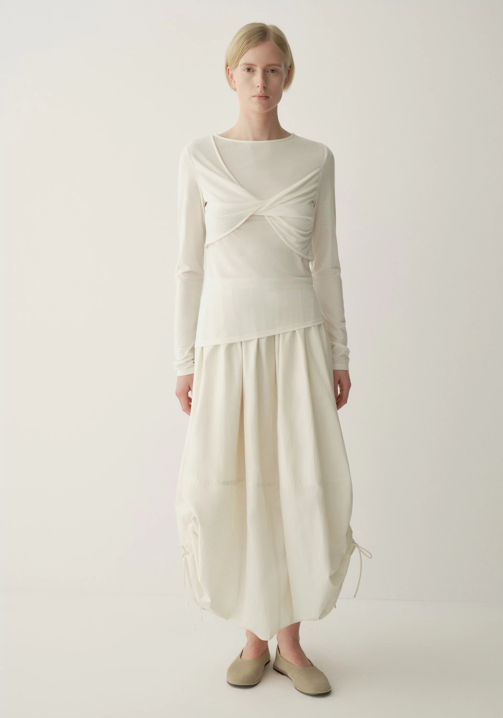 Adjustable drawstring Skirt