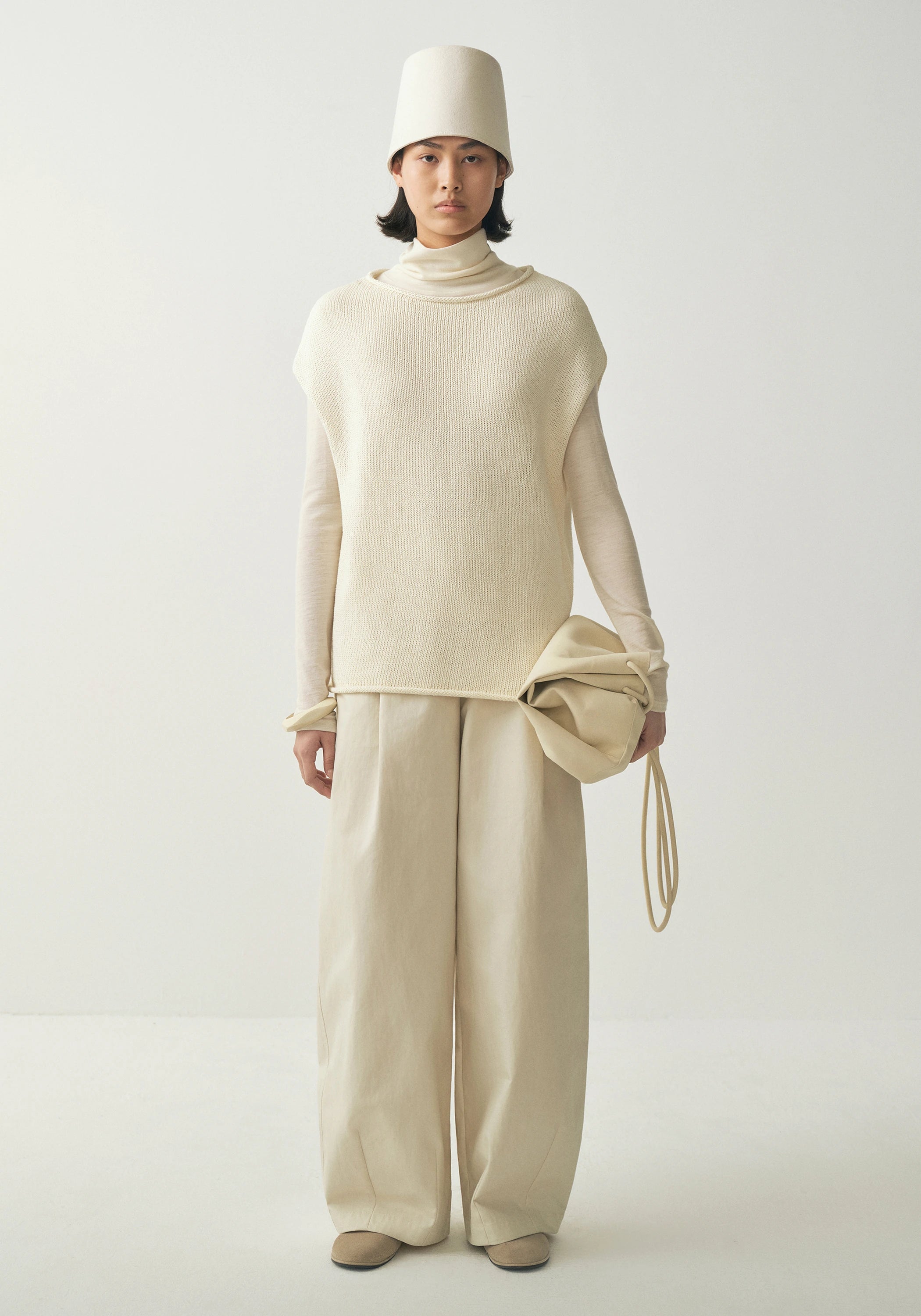 Convertible Cotton-silk Top