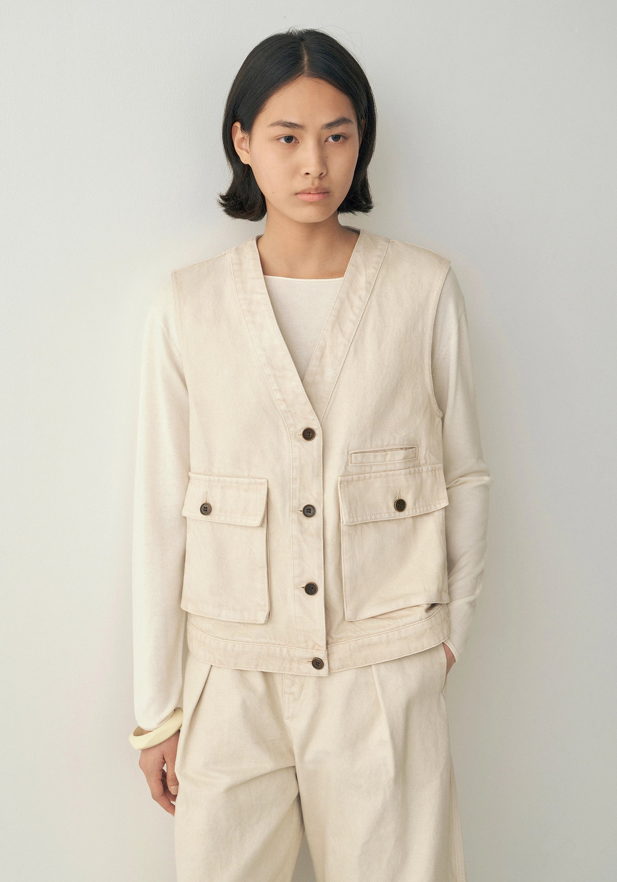 Turkish Denim Utility Vest